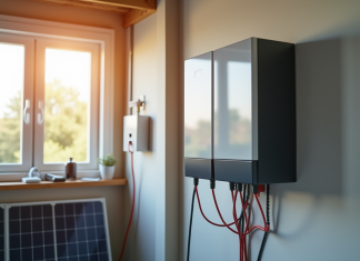 Batterie pour autonomie électrique : comment choisir la meilleure option ? Installation d une batterie solaire moderne dans une pièce lumineuse