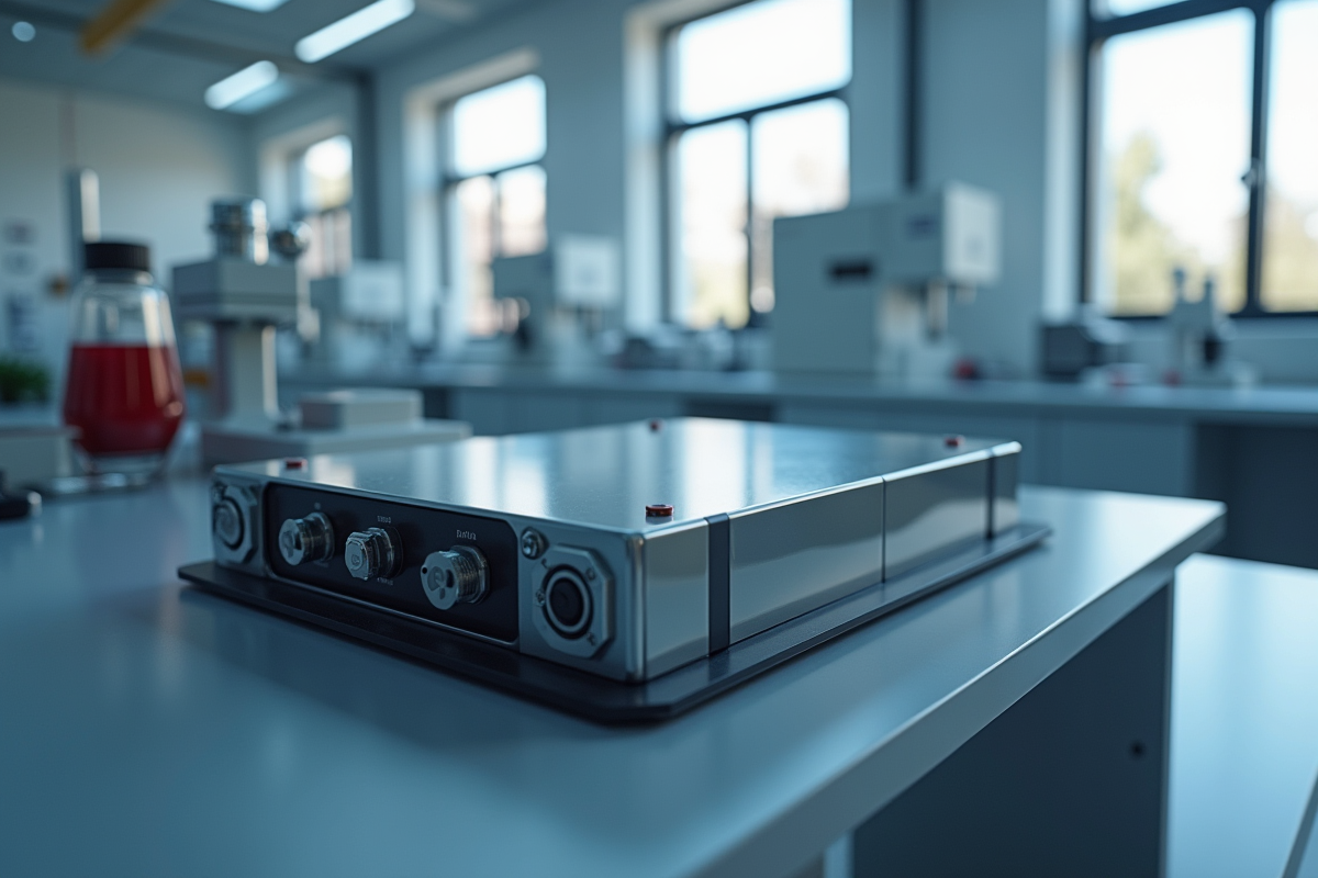 Cellule de batterie solide de nouvelle génération en laboratoire